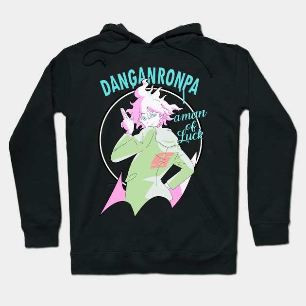 Nagito Komaeda - A Man Of Luck Hoodie by ArloDeer